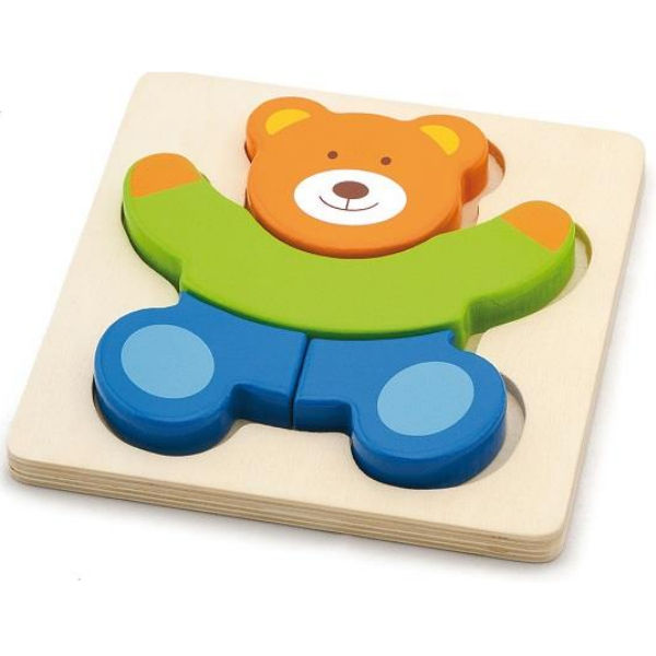 Міні-пазл Viga Toys "Ведмідь" (50169)