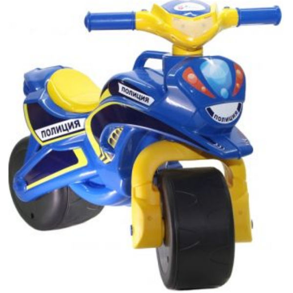 Мотоцикл-каталка "Поліція" (синій) 0138/570