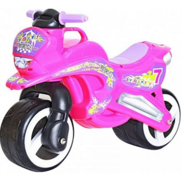 Каталка "Мотоцикл" (розовый) KW-11-006