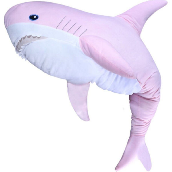 Мягкая игрушка FANCY Акула бело - розовая 49 см (AKL01R)