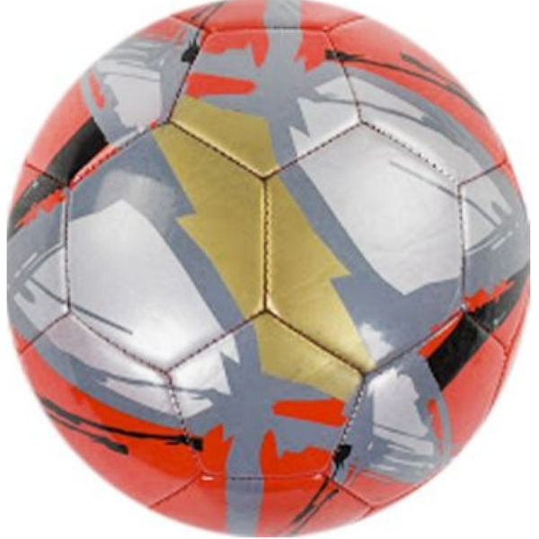 Мяч футбольный красный C40061