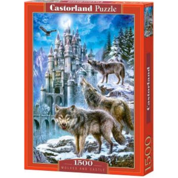 Пазлы "Волки и замок", 1500 эл C-151141