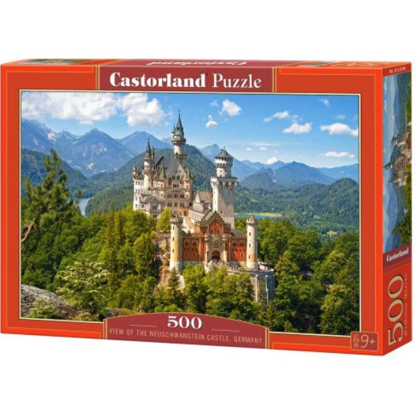 Пазлы "Вид на замок Нойшванштайн, Германия", 500 элементов B-53544