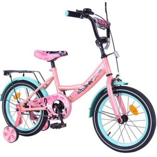 Велосипед EXPLORER 16 розово-зеленый T-216116