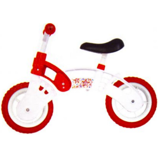 Беговел "Star Bike", 10" (бело-красный) KW-11-012 БК