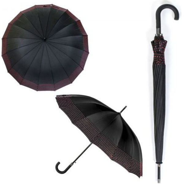 Парасолька "Real Star Umbrella", d = 115 см (чорний) C39529
