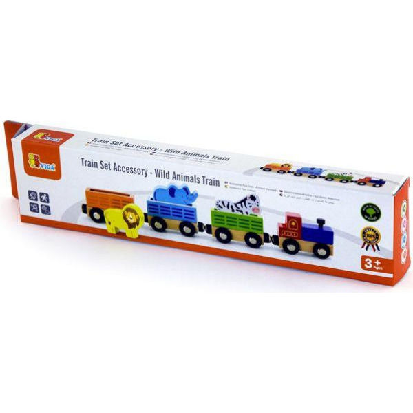 Доп. набор к ж/д Viga Toys "Поезд с животными" (50822)