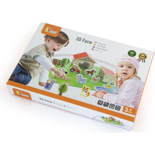 Игровой набор Viga Toys "Ферма", 30 элементов (50540)