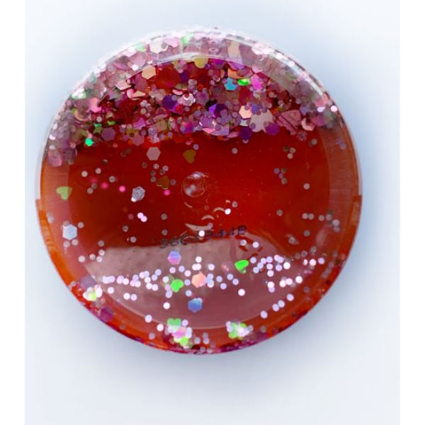 ORB Slimy Xtreme Glitterz: мега-глиттерный слайм в контейнере розовый (455 г)