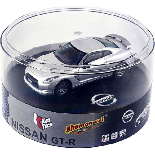 Машинка ShenQiWei микро р/у 1:43 лиценз. Nissan GT-R (серый)