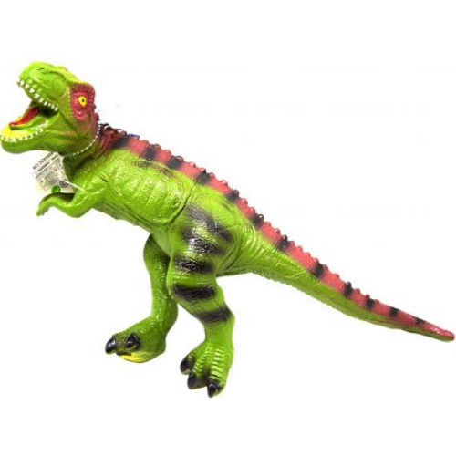 Динозавр резиновый "Аллозавр" со звуком (зеленый) SDH359-40/42