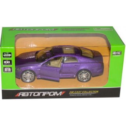 Машинка моделька jaguar, ягуар фиолетовая автопром 7799