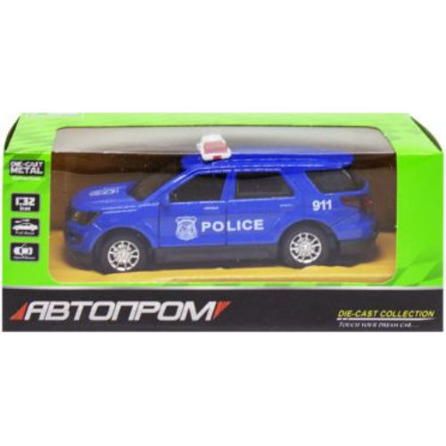 Коллекционная игрушечная машина ford, форд синяя 1:32 автопром 3272