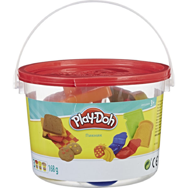 Набір пластиліну Play-Doh міні відерце пікнік (23414_23412)