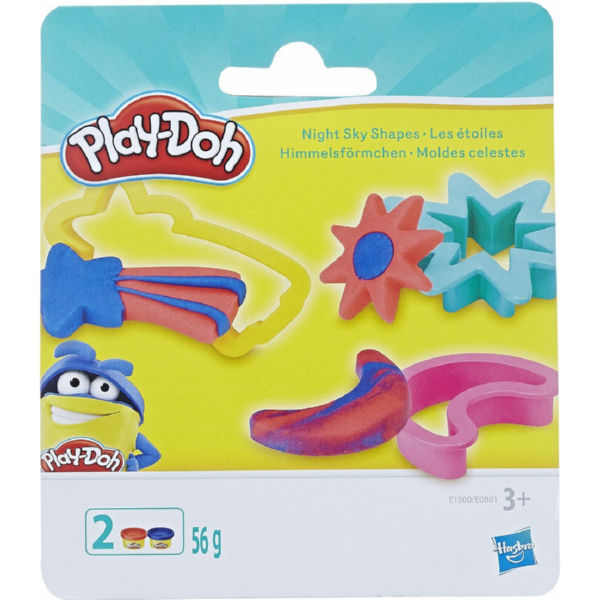 Пластилін для дитячих розваг Плей-До "Міні-набір з формочками і баночками" (E0801_E1500)