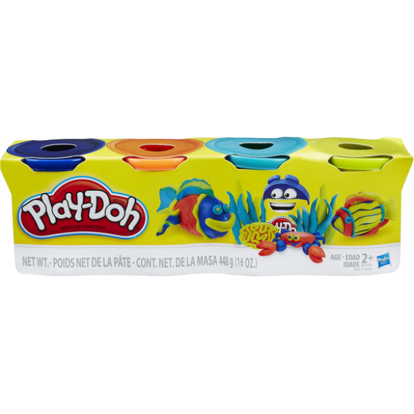 Набор с тестом Play-Doh 4 баночки (B5517_B6509)