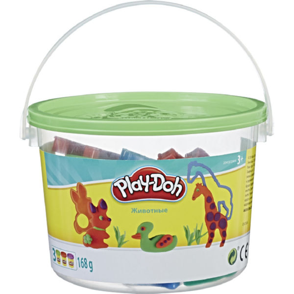 Набір пластиліну Play-Doh міні відерце Сафарі (23414_23413)