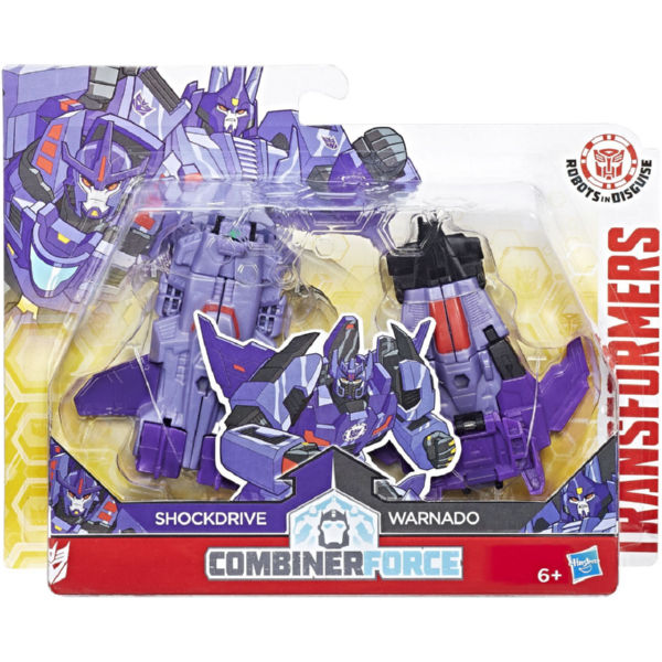 Игровой набор Hasbro Transformers Роботы под прикрытием – Крэш-Комбанер Шокдрайв и Варнадо (C0628_C2343)