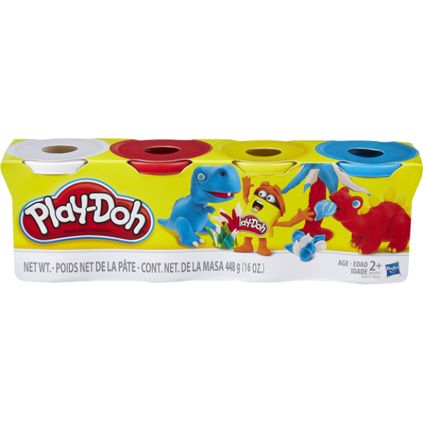 Набор с тестом Play-Doh 4 баночки (B5517_B6508)