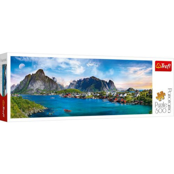 Пазлы панорама "Лофотенские острова, Норвегия", 500 элементов 29500