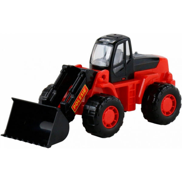 Трактор игрушечный черно-красный полесье 36940-4