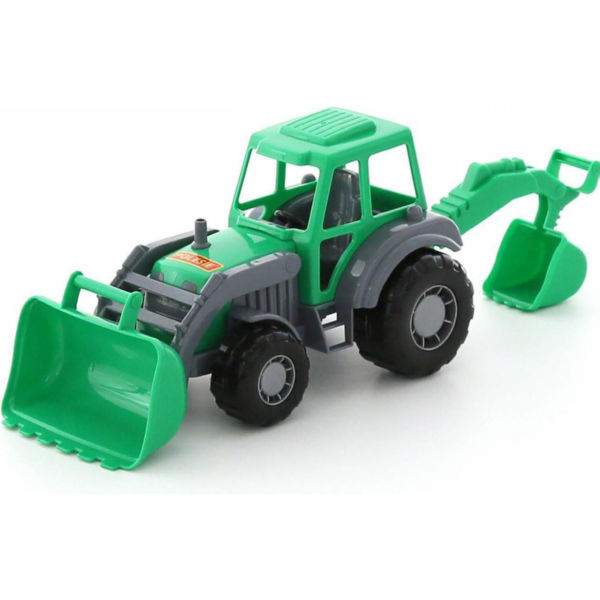 Трактор с ковшом игрушка полесье 35318-2