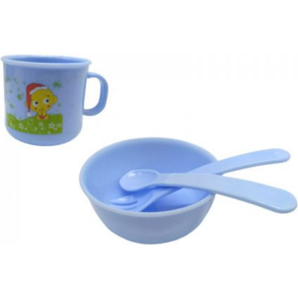 Набор посуды для детей "Honey Baby" (синий) 123
