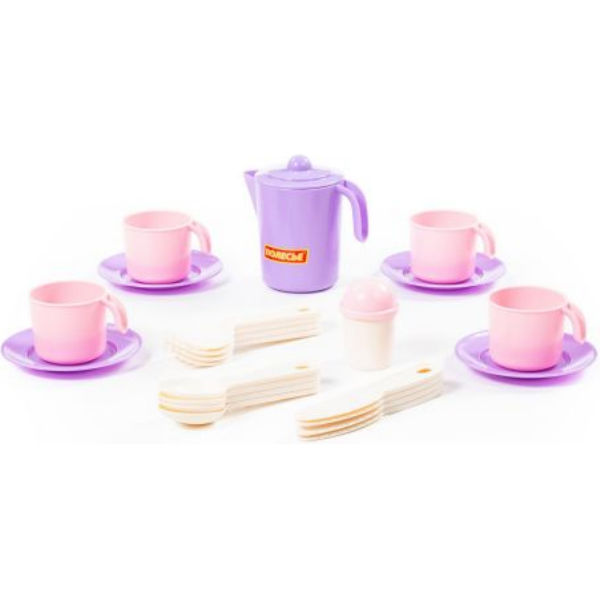 Набор детской посудки "Анюта" (фиолетовый) 35943