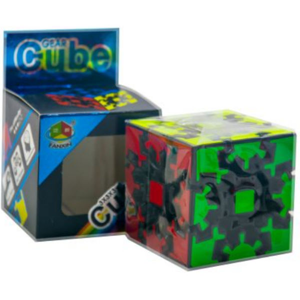 Головоломка на шестернях "Gear Cube" (чорна) 689B