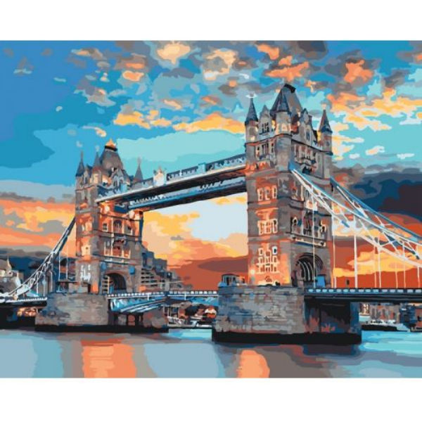 Картина по номерам "Лондонский мост" ★★★★★ КНО3515