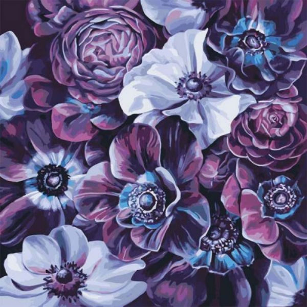 Картина по номерам "Пурпурное разнообразие худ. Диана Тучс" КНО3016