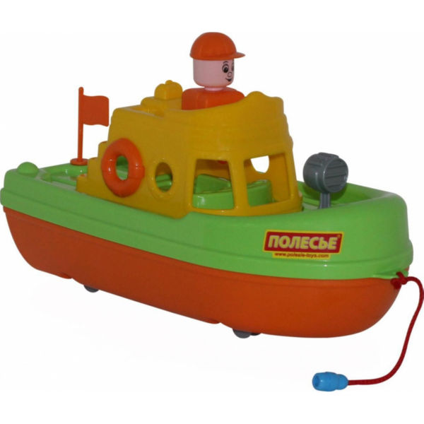 Игрушка Polesie крейсер "Спасатель" салатово-оранжевый (47229-2)
