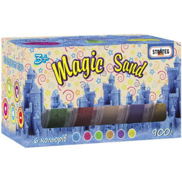 Кинетический песок "Magic Sand", 6 цветов 51000
