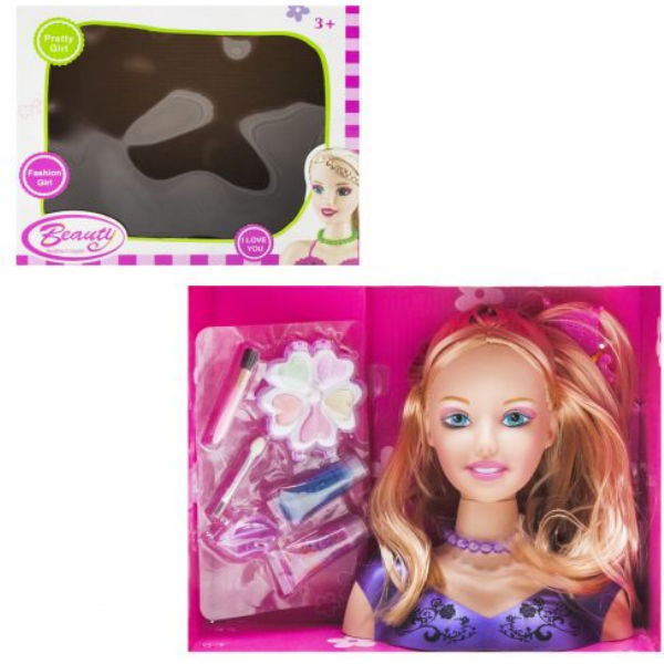 Кукла-манекен для причесок "Beauty", фиолетовая 132-5