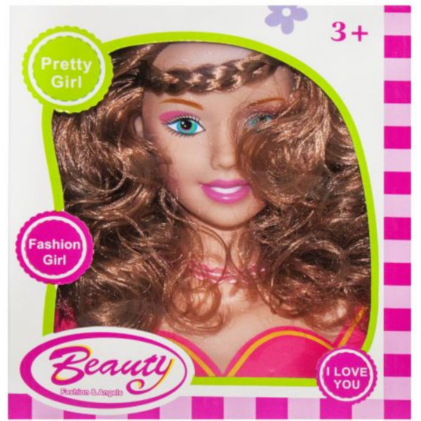 Кукла-манекен для причёсок "Beauty", розовая (вид 5) 131-1/2/3/4/5