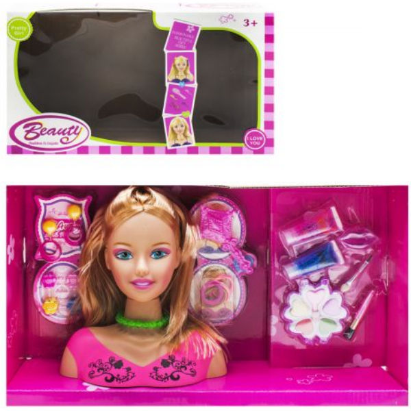 Кукла-манекен для причёсок и макияжа "Beauty", розовая 135-5