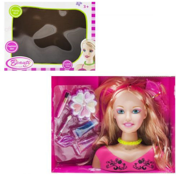 Кукла-манекен для причесок "Beauty", розовая 132-5