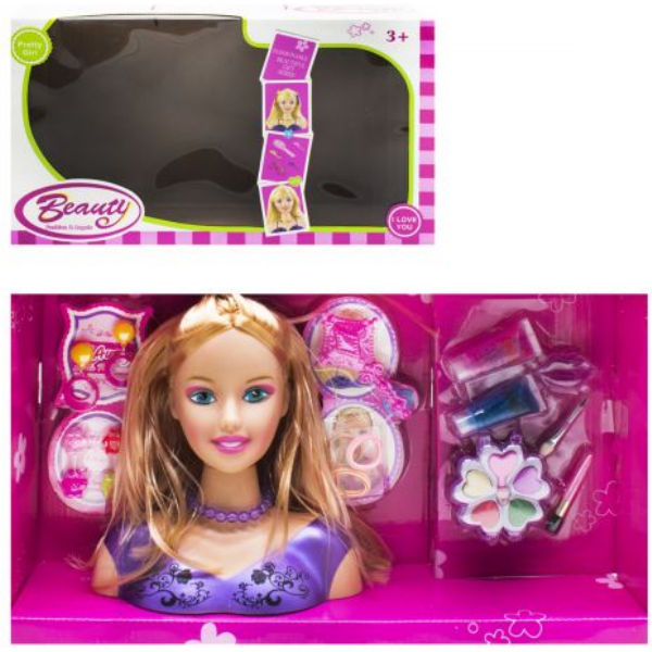 Кукла-манекен для причёсок и макияжа "Beauty", фиолетовая 135-5