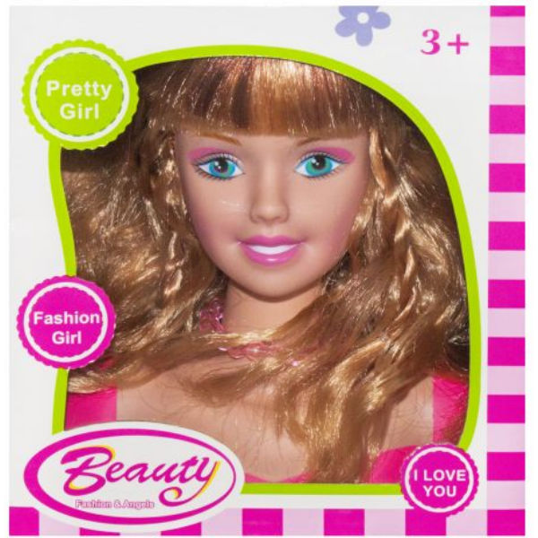 Кукла-манекен для причёсок "Beauty", розовая (вид 3) 131-1/2/3/4/5