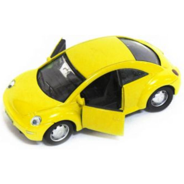 Масштабная модель volkswagen beetle, фольксваген битл желтая 1:32 118716