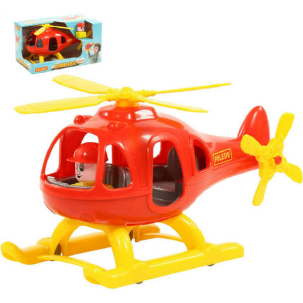 Іграшка Polesie вертоліт "Джміль" (в коробці) червоний (67654-1)