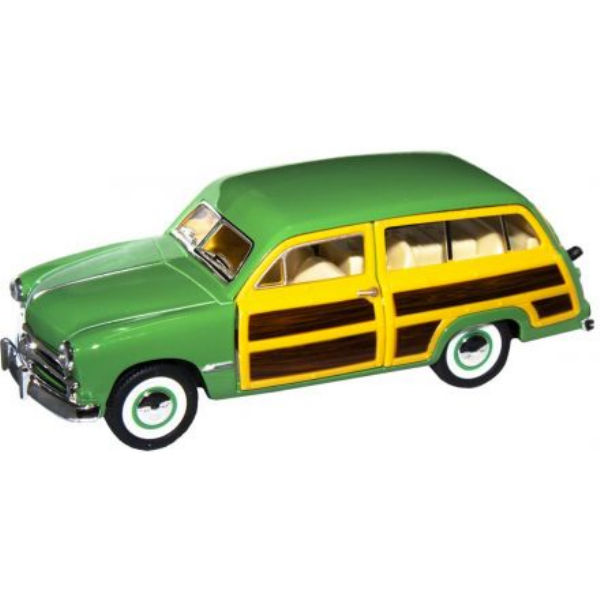 Модель автомобиля ford woody wagon, форд зеленая 1:40 kinsmart kt5402w