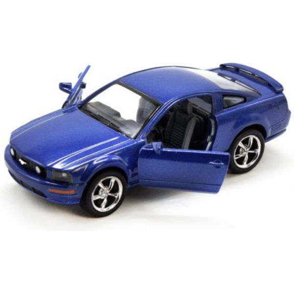Масштабные модели ford mustang gt, форд мустанг джити синяя 1:36 kinsmart kt5091w