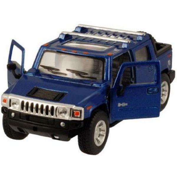Машинка моделька hummer h2, хаммер h2 синяя 1:42 kinsmart kt5097w