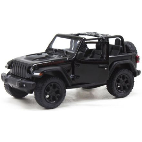 Модель автомобиля jeep wrangler, джип вранглер черная 1:34 kinsmart kt5412wh