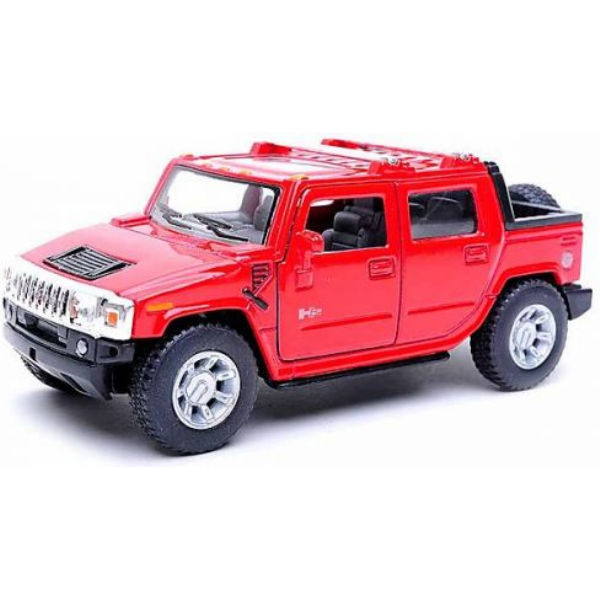 Коллекционная игрушечная машина hummer h2, хаммер h2 красная 1:42 kinsmart kt5097w