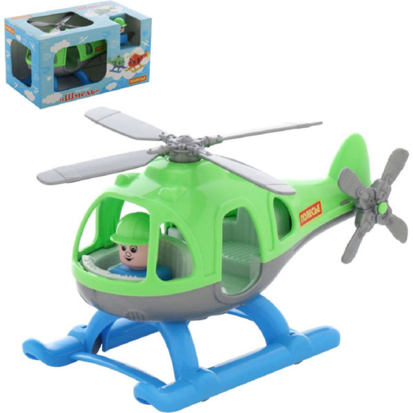 Іграшка Polesie вертоліт "Джміль" (в коробці) зелений (67654-2)