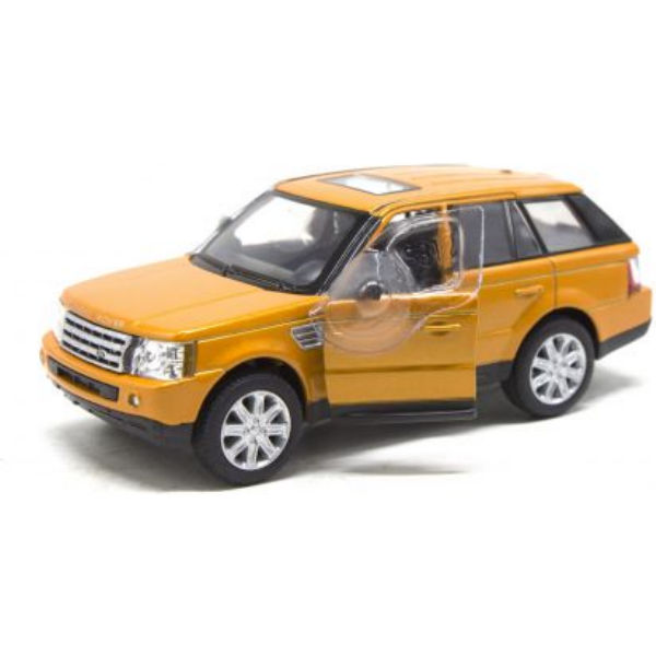 Моделька автомобиля range rover sport, рендж ровер спорт оранжевая 1:38 kinsmart kt5312w