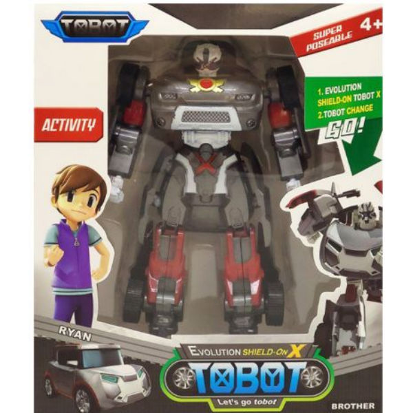 Робот-трансформер "Тобот" серый 40142