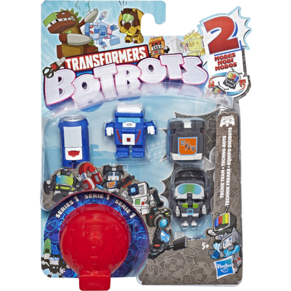 Ігровий набір Hasbro Transformers з 5-ти трансформерів Ботботс Банда ТЕХЕКСПЕРТ (E3486_E4138)